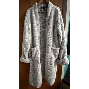 NFL Minnesota Vikings OS Sherpa Robe Open Jacket Bathrobe Northwest Thick Soft‎